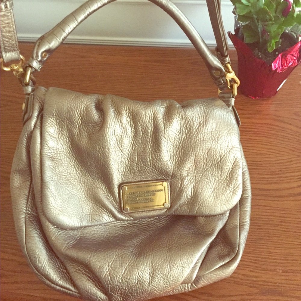 Marc Jacobs workwear gold Purse